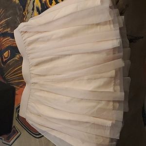 Torrid blush tulle mini skirt